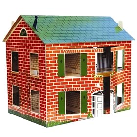 Classic Victorian Cardboard Dollhouse, imported from France. by Children Cooking Sets