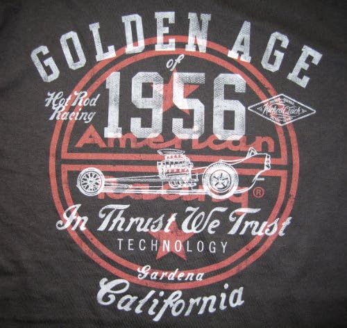 Wicked Quick American Racing Dissolve Tee Shirt (Color Black, Size XL)