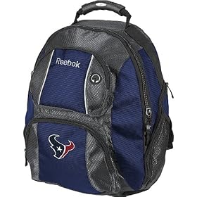 Reebok Houston Texans Backpack with Laptop Compartment