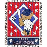 Texas Rangers MLB Triple Woven Jacquard Throw (044 Series) (36""x46"")