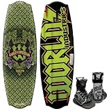 Kwik Tek World Industries Devil'S Crest Wakeboard with Mud Buddy Binding, 141cm