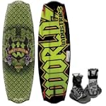 Kwik Tek World Industries Devil'S Crest Wakeboard with Mud Buddy Binding, 141cm