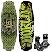 Kwik Tek World Industries Devil'S Crest Wakeboard with Mud Buddy Binding, 141cm