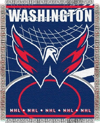 Washington Capitals - NHL 48"x 60" Triple Woven Jacquard Throw - 48x60