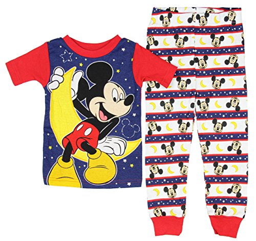 Disney Mickey Mouse Little Boys' Stars & Moon Pajama Set