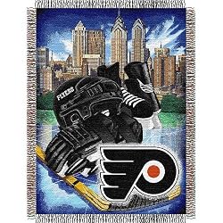 Philadelphia Flyers NHL Woven Tapestry Throw Blanket (48x60")"