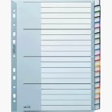 Leitz: Leitz Register blank PP 20Bl 127885