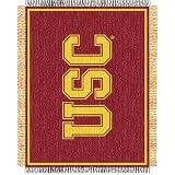 USC Jacquard Woven Throw Blanket