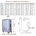 BlueCosto Clear Oversize Travel Luggage Protectors Suitcase Cover 30