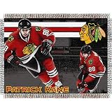 Patrick Kane #88 Chicago Blackhawks NHL Woven Tapestry Throw (48x60")"