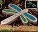 Evergreen 841412 Garden Stone, My Garden Dragonfly, 12-Inches Wide x 10-Inche...