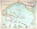 Bartholomew の地図 C1900 オセアニアオーストラリアのハワイ諸島サモアオークランド