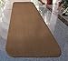 House, Home and More Skid-Resistant Carpet Runner - Toffee Brown - 6 Feet X 27 Inches