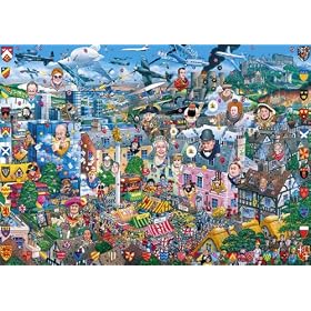 Gibsons puzzle - I Love Great Britain 1000 pieces