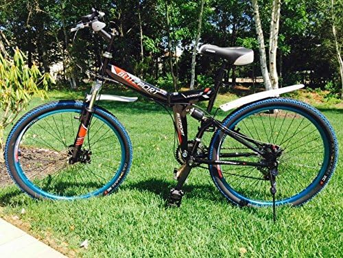 26" Folding Bike with Shimano 21 speed and Disc Brakes