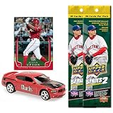 Upper Deck Arizona Diamondbacks Justin Upton MLB Dodge Charger with Trading Card & Two Packs of 2008 Upper Deck Series