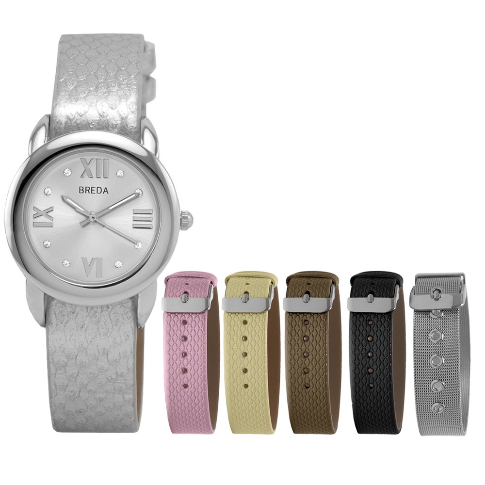 Breda Women’s 8147.set Emily Interchangeable 5 Band Watch Set $19.99