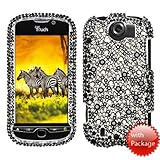 HTC Mytouch 4g Slide Brown/black Stardust Elite Diamante Diamond Protector  ....
