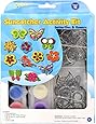 New Image Group SGP-89 Suncatcher Group Activity Kit, Butterfly and Flowers, 12-Pack