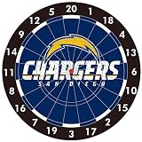 NFL San Diego Chargers 12-Inch Paper Dart Board With Darts