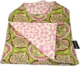 Bella Tunno Reversible Bib in Floral Wonder / Flower Bubbles