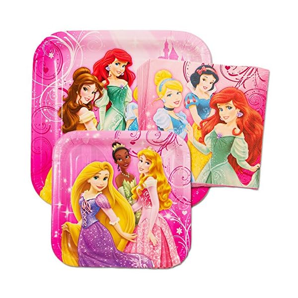 Disney Princess Party Supplies Ultimate Set (150 Pieces) Party Favors