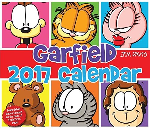 2017 GARFIELD Daily Page-A-day Box / Desk / Box Calendar