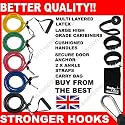 Resistance Bands Set | Exercise Bands | Home Gym Fitness Equipment | Workout Bands | Exercise Equipment for Pilates Yoga Core Training