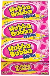 Hubba Bubba Max Bubble Gum, Original, 10-Piece Packs (Pack of 18)