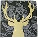 3 Packs of Novelty Royal Deer Cherubs Print Luncheon Napkins, Pack of 20, Total 60 Count