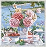 Tea And Roses Magnet Calendar (Magnet Calendars 2009)