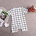 Unisex Baby Boys Girls Short Sleeve Cotton Lattice Bodysuit