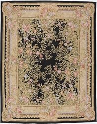 Handmade Chinese Aubusson Collection "Marseilles Design" Wool Rug