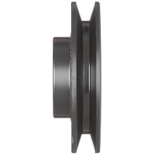 Martin FHP Sheave BS, 3L/4L Belt Section, 1 Groove, Class 30 Gray Cast Iron