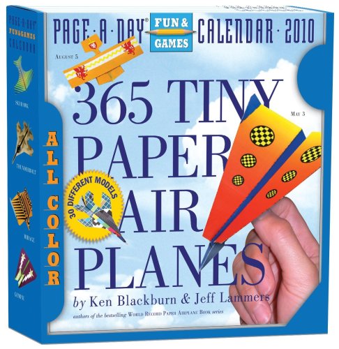 365 Tiny Paper Airplanes Page-a-Day Calendar 2010