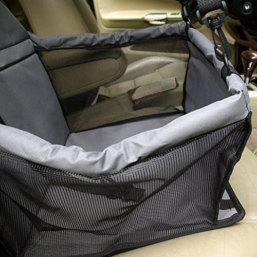 Booster Seats #Mizibear Pet / Dog Waterproof Portable Car Pet Booster Seat with Clip-on Safety Leash and Zipper Storage Pocket
