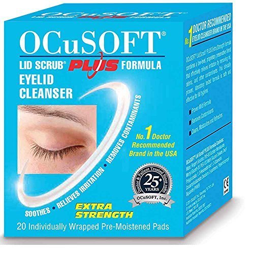 Ocusoft Lid Scrub Plus (20 Individually Wrapped Pre- Moistened Pads) by Scope Ophthalmics Ltd