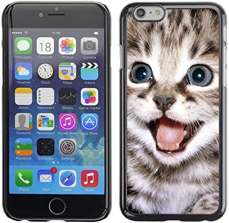 ZOOCASE Slim PC / Aluminium Sleek Case Cover Armor Shell - tiny small kitten fur pet Maine coon - Apple Iphone 6
