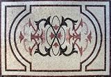 38x50" Handmade Marble Mosaic Stone Floor Inlay Tile