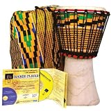 Djembe Player - Djembes enfants - Véritable mini djembe + Sac + méthode Djembe Player CD avec livret