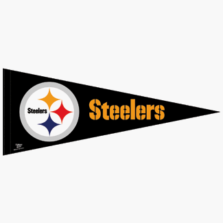 Football Pennants: NFL Pittsburgh Steelers Pennant