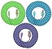 Durable 10FT Braided 8-Pin Lightning Cable Charger Cord 3PK for iPhone 6S, 6S Plus, 6, 5S -PleBluGrn