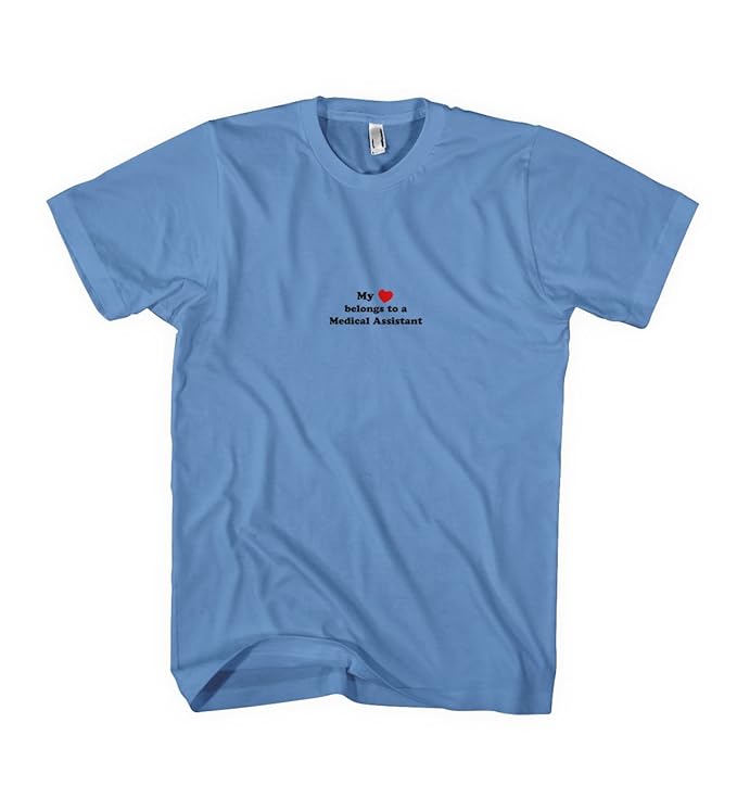 Amazon.com: My Heart Belongs To A Medical Assistant T-Shirt Tee ...