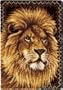 Wonderart Latch Hook Kit 27 Inch x40 Inch -Lion
