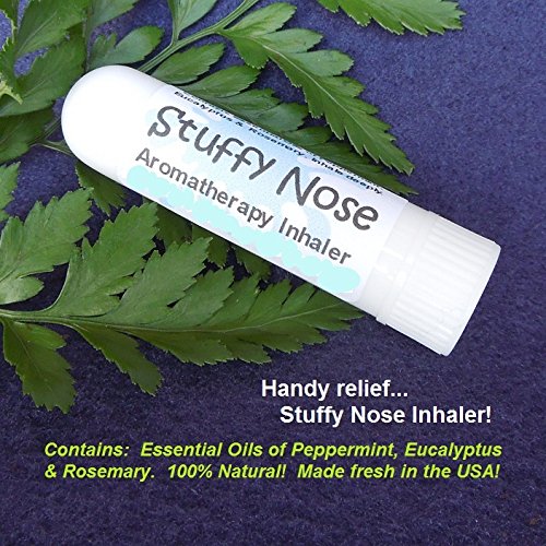STUFFY NOSE Aromatherapy Inhaler! Sinus & Lung Relief. Inhale Deeply