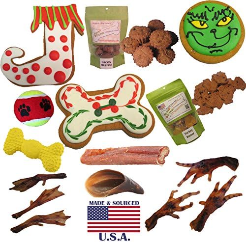 Christmas Dog Gift Basket
