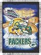 Green Bay Packers Home Field Advantage Woven Tapestry Throw Blanket - NFL Football Fan Shop
