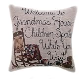 American Mills Grandma's House 13 by 13 Pillow, Set of 2