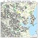 Street & Road Map of Garland, Texas TX - Printed poster size wall atlas of your home ...