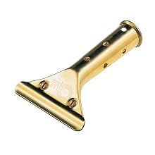 Unger GS000 Golden Clip Window Pro Brass Squeegee Handle with Screw Lock